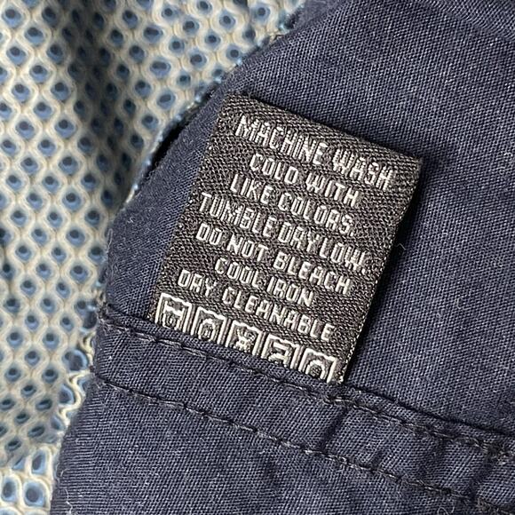 Vtg Smash Mens Shirt Button Up Printed Long Sleeve Flip Cuffs XL Geometric Print - Picture 8 of 10